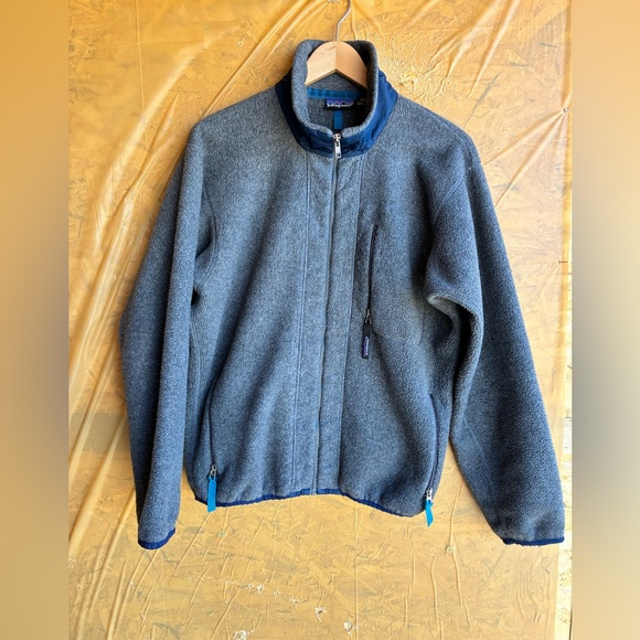 Vintage Patagonia Synchilla Full Zip Thick Fleece Outdoor Fleece Jacket Medium